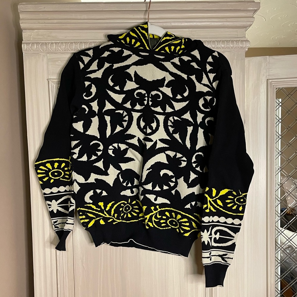 Patterned Hoodie